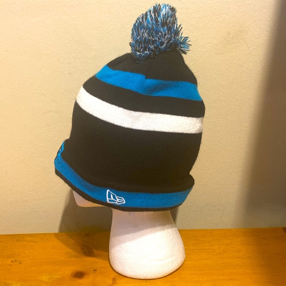 Unisex New Era NFL Licensed Carolina Panthers Beanie w/ Pom Pom - Picture 2 of 11
